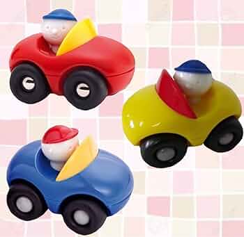 アンビトーイ　マイリトルカー　ポケットカー　黄色　青 プレイアロング♡マイリトルカー♡ambitoys♡黄色・青色セットの